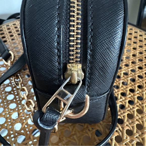 Tory Burch Black Saffiano Leather Crossbody - Picture 4 of 5